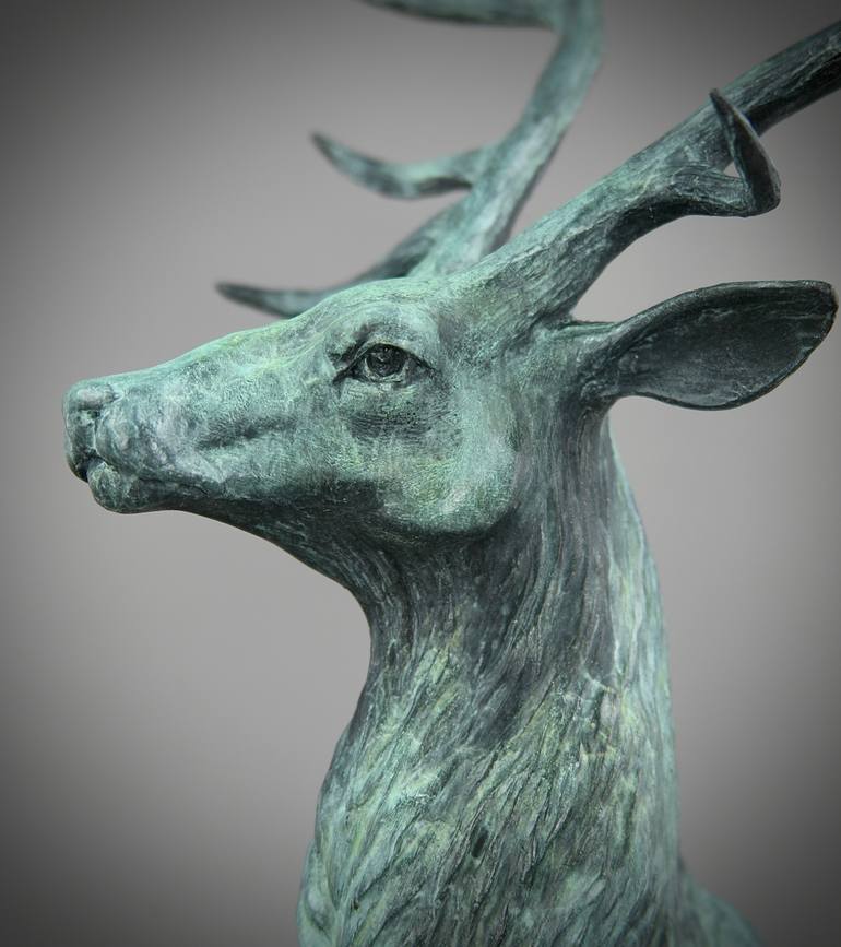 Original Art Deco Animal Sculpture by Andrzej Szymczyk