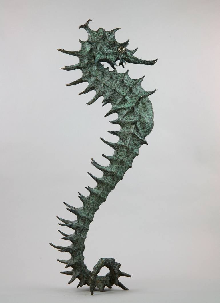 Original Figurative Fish Sculpture by Andrzej Szymczyk