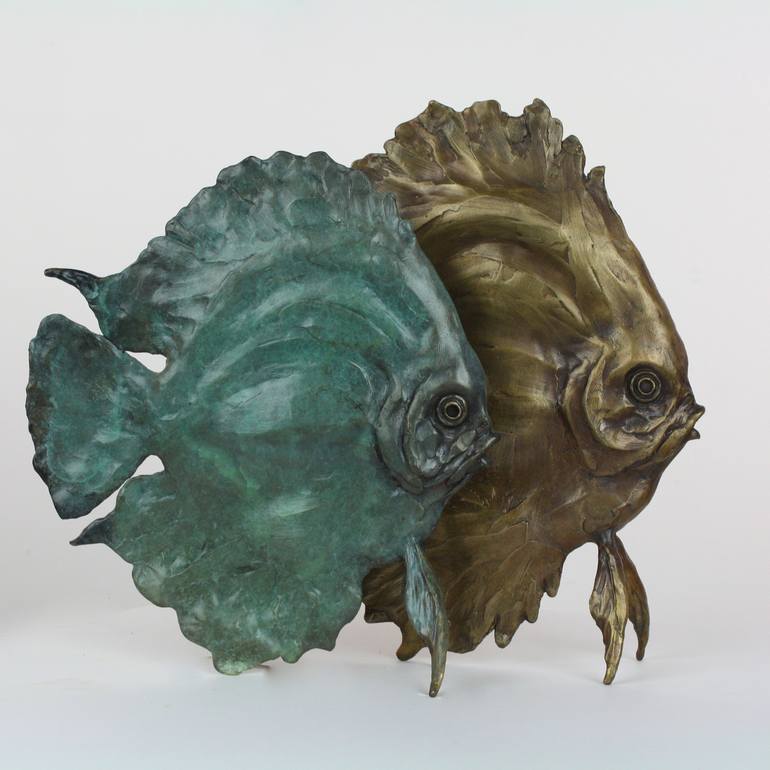 Original Figurative Fish Sculpture by Andrzej Szymczyk