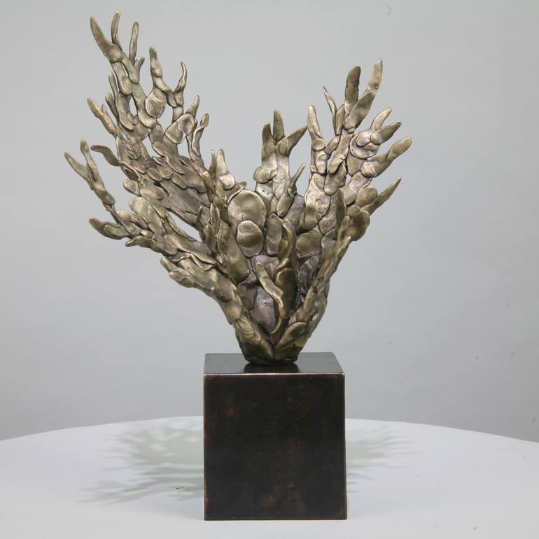 Original Art Deco Abstract Sculpture by Andrzej Szymczyk