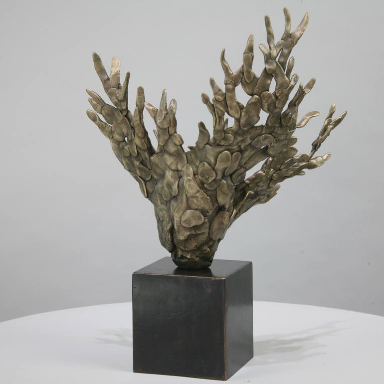 Original Art Deco Abstract Sculpture by Andrzej Szymczyk