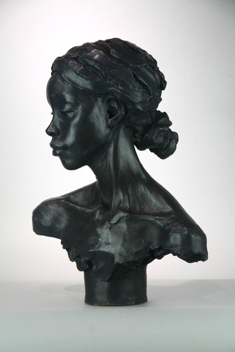 Original Figurative Portrait Sculpture by Andrzej Szymczyk