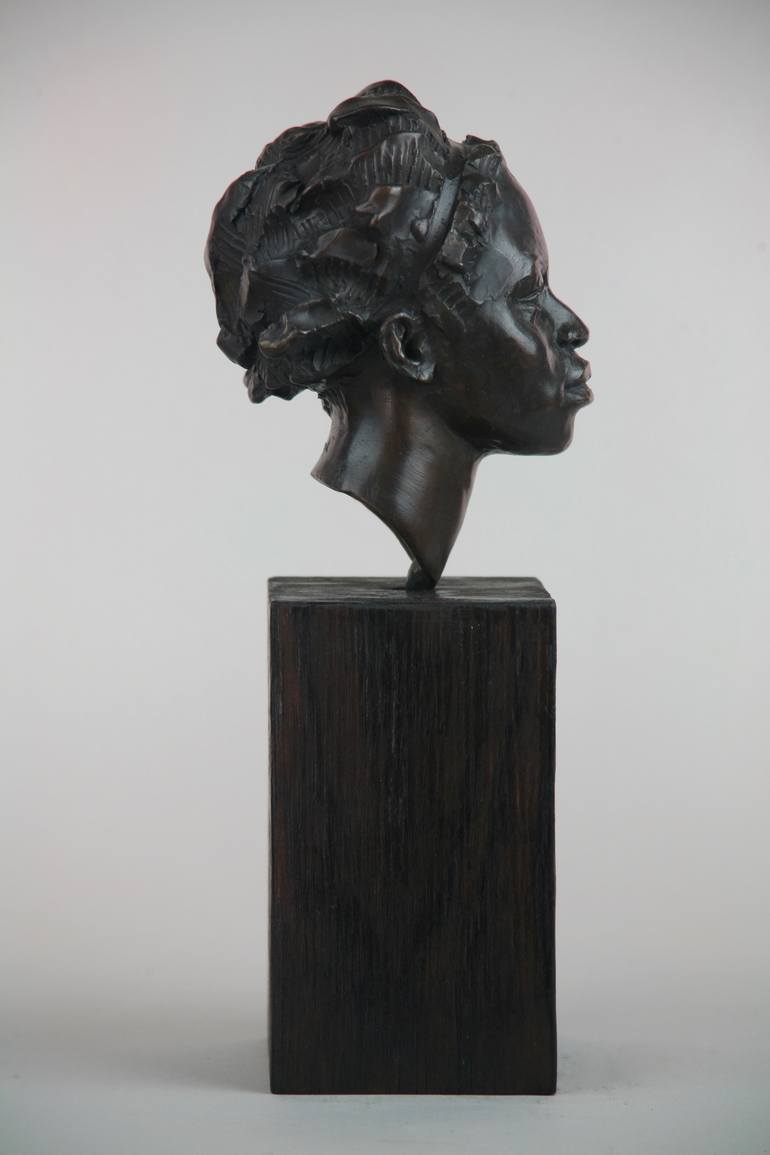 Original Figurative Portrait Sculpture by Andrzej Szymczyk