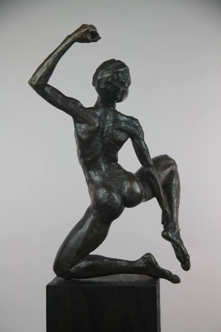 Original Figurative Nude Sculpture by Andrzej Szymczyk