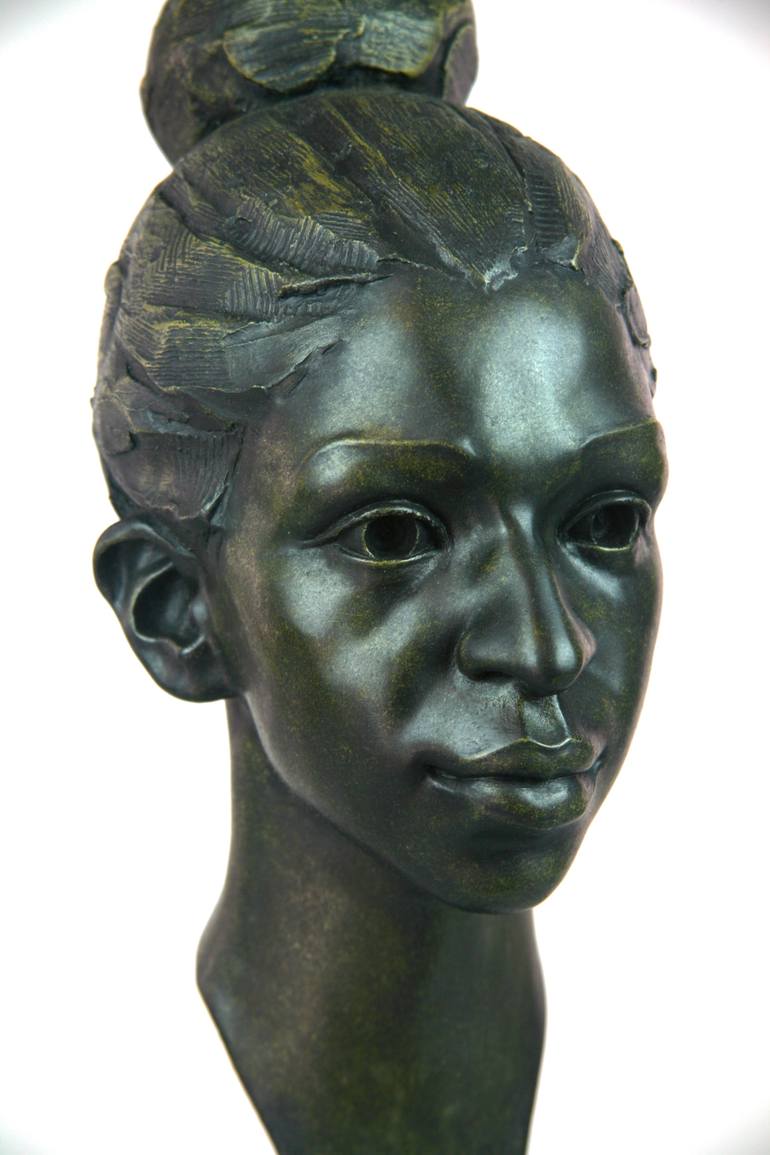 Original Figurative Portrait Sculpture by Andrzej Szymczyk