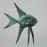This fish sculpture is my own creation inspired by several  marine open water species. It predominantly carries features of the jack fish, therefore it was named alike.

Feel free to ask questions and see more images of this work on my website andrewsculpture.com. You can also see behind the scenes of making and connect with me on instagram: @andrewsculpture