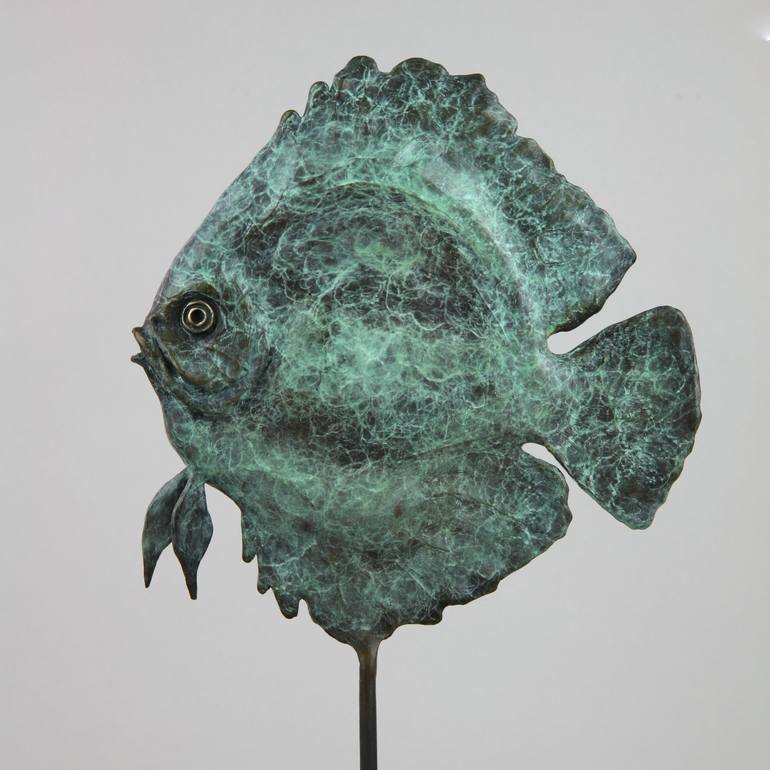 Original Figurative Fish Sculpture by Andrzej Szymczyk