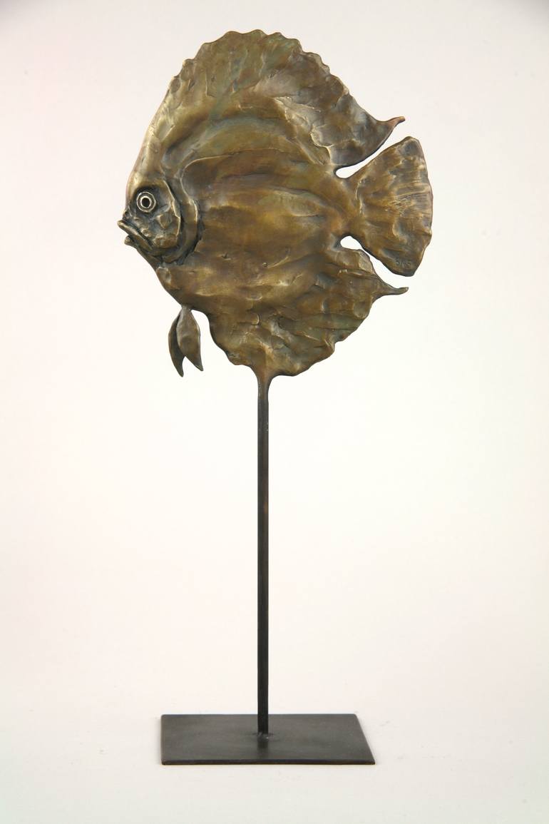 Original Figurative Fish Sculpture by Andrzej Szymczyk