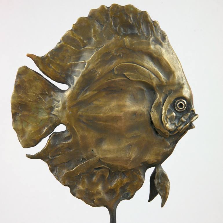 Original Figurative Fish Sculpture by Andrzej Szymczyk