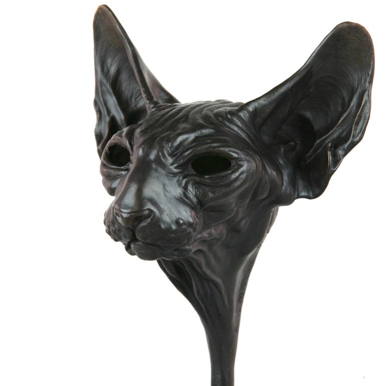 Original Figurative Cats Sculpture by Andrzej Szymczyk