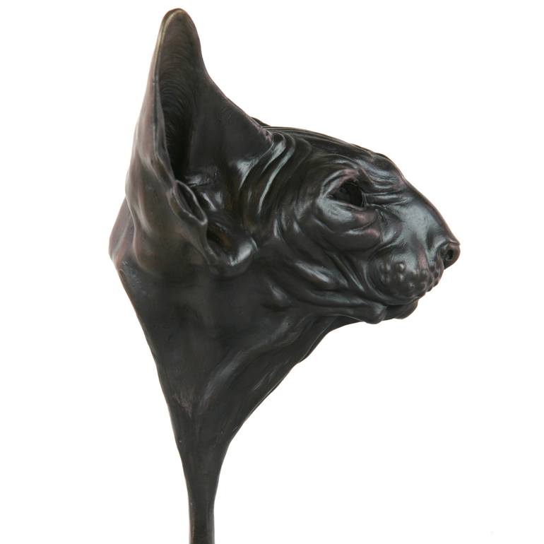 Original Figurative Cats Sculpture by Andrzej Szymczyk