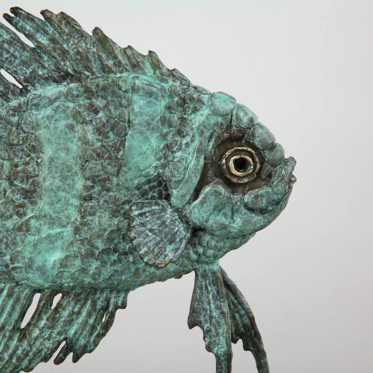 Original Figurative Fish Sculpture by Andrzej Szymczyk