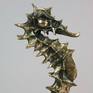 Lady Seahorse (gold), Bronze, 2016, H:29cm, L:11cm, W:5cm, limited edition of 15 (only 2 in this patina)
