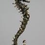 Lady Seahorse (gold), Bronze, 2016, H:29cm, L:11cm, W:5cm, limited edition of 15 (only 2 in this patina)