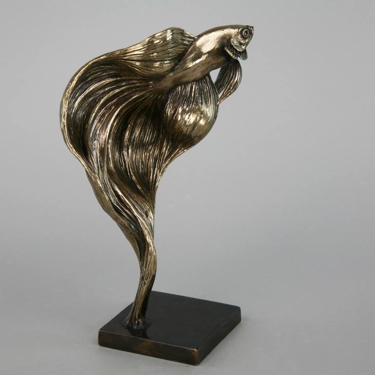 Original Art Deco Animal Sculpture by Andrzej Szymczyk