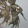 Siamese Fighting Fish, 2015, h:25cm, w:10cm, l:36cm, Bronze, edition no.12/12 (last)

Feel free to ask questions and see more picture on my website. You can also see behind the scenes of the making process and connect with me on instagram.

Siamese Fighting Fish "Pla Kad" (from Thai literally - biting fish) King of Thailand Rama III licensed and collected these in XIX century. Siamese Fighting Fish are known for their aggressive and territorial behaviour.