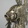 Siamese Fighting Fish, 2015, h:25cm, w:10cm, l:36cm, Bronze, edition no.12/12 (last)

Feel free to ask questions and see more picture on my website. You can also see behind the scenes of the making process and connect with me on instagram.

Siamese Fighting Fish "Pla Kad" (from Thai literally - biting fish) King of Thailand Rama III licensed and collected these in XIX century. Siamese Fighting Fish are known for their aggressive and territorial behaviour.