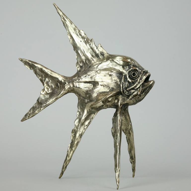 Original Figurative Fish Sculpture by Andrzej Szymczyk