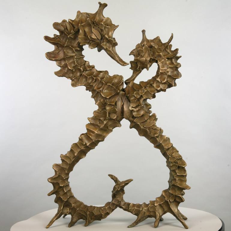 Original Art Deco Animal Sculpture by Andrzej Szymczyk