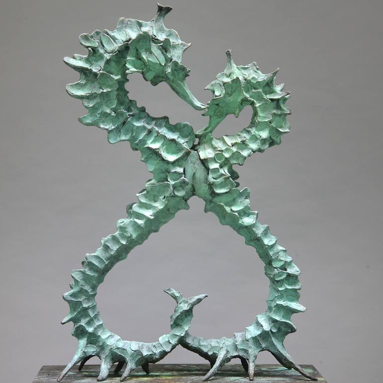 Original Art Deco Animal Sculpture by Andrzej Szymczyk