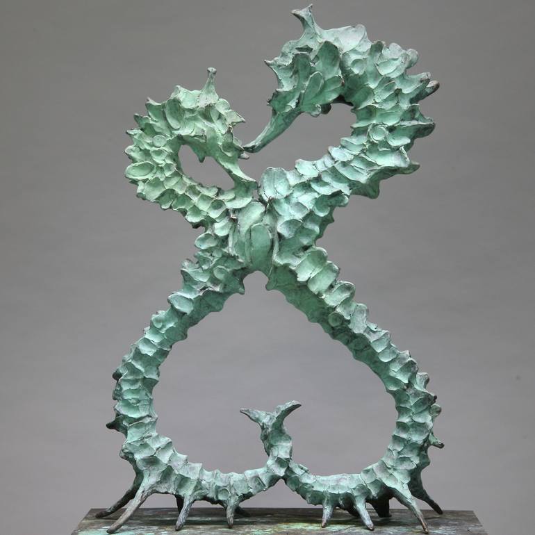 Original Art Deco Animal Sculpture by Andrzej Szymczyk