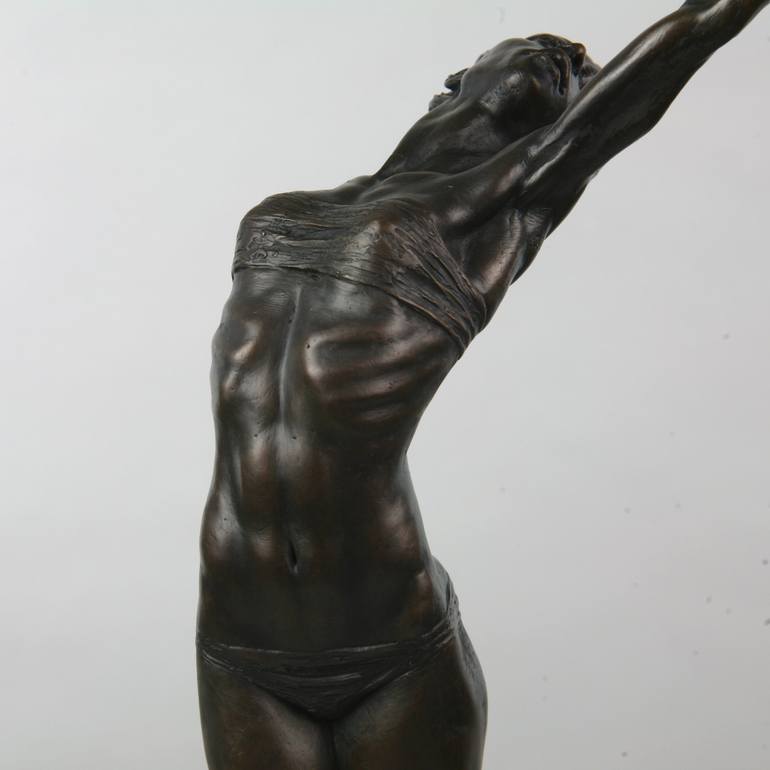 Original Figurative People Sculpture by Andrzej Szymczyk