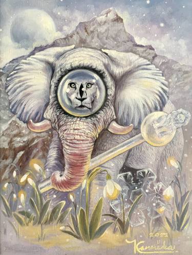 Print of Surrealism Classical mythology Paintings by Kannika Jansuwan
