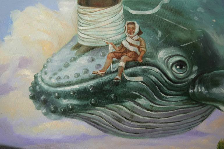 Original Contemporary Animal Painting by Kannika Jansuwan