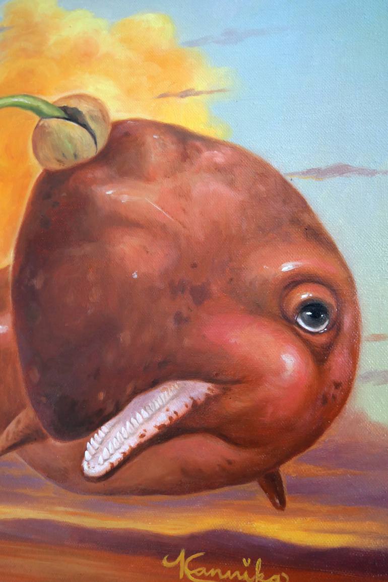 Original Figurative Animal Painting by Kannika Jansuwan