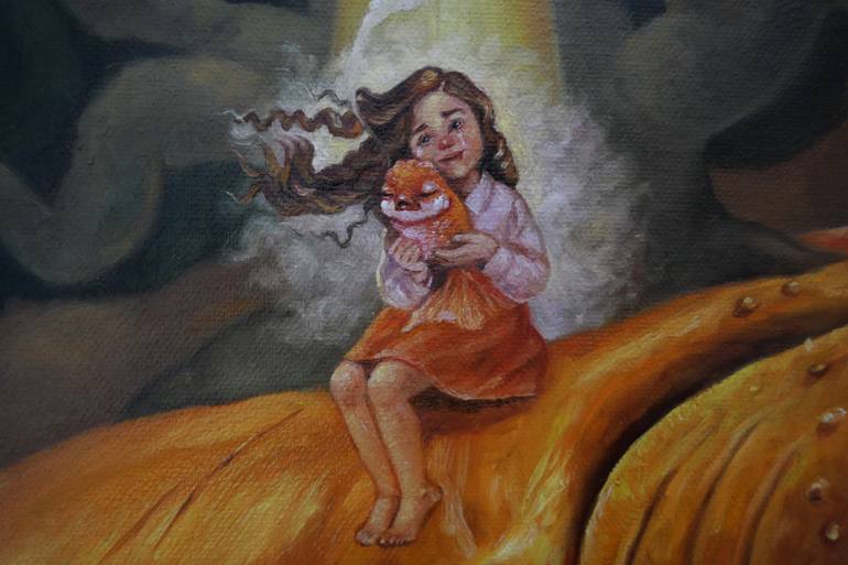 Original Conceptual Animal Painting by Kannika Jansuwan