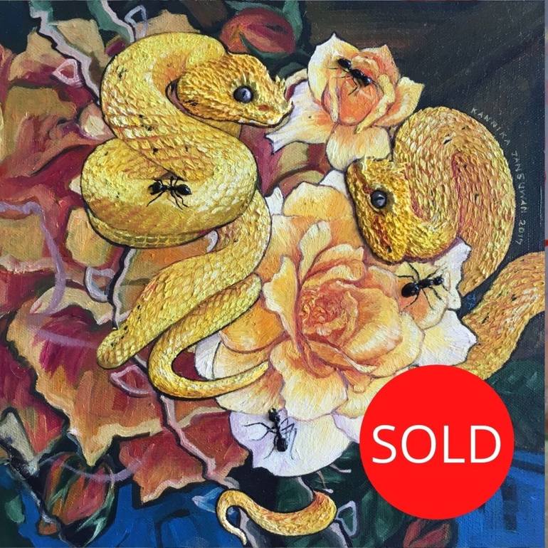 Original Conceptual Animal Painting by Kannika Jansuwan