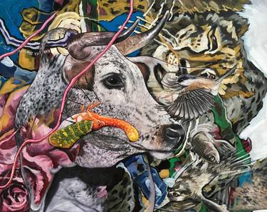 Print of Conceptual Animal Paintings by Kannika Jansuwan