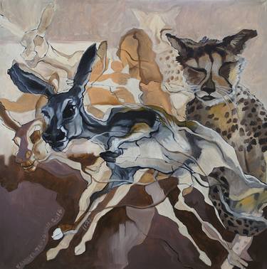 Print of Abstract Expressionism Animal Paintings by Kannika Jansuwan