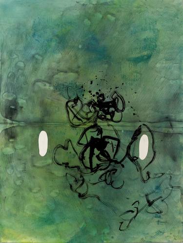 Original Abstract Expressionism Abstract Mixed Media by Jared Nathan Crane
