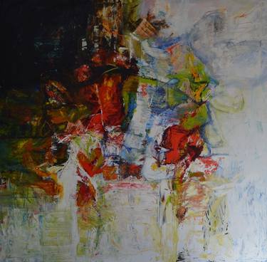 Print of Abstract Expressionism Music Paintings by MarianneB van der Haar