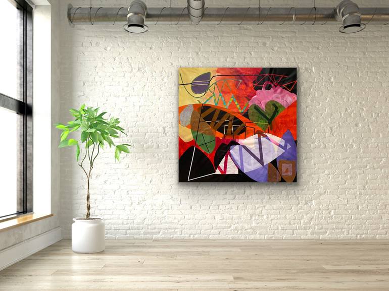 Original Abstract Painting by Michele Tragakiss