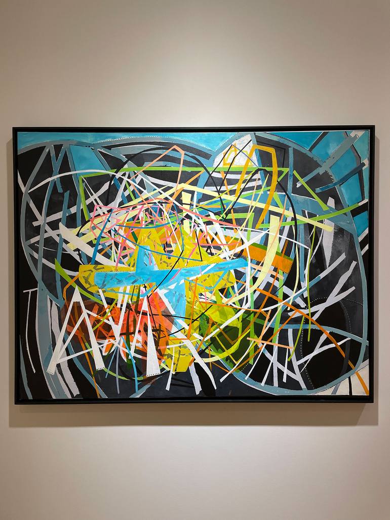 Original Abstract Painting by Michele Tragakiss