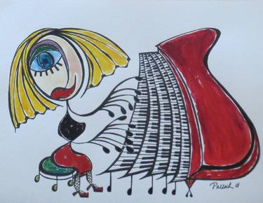 Original Pop Art Music Paintings by dianne pollock