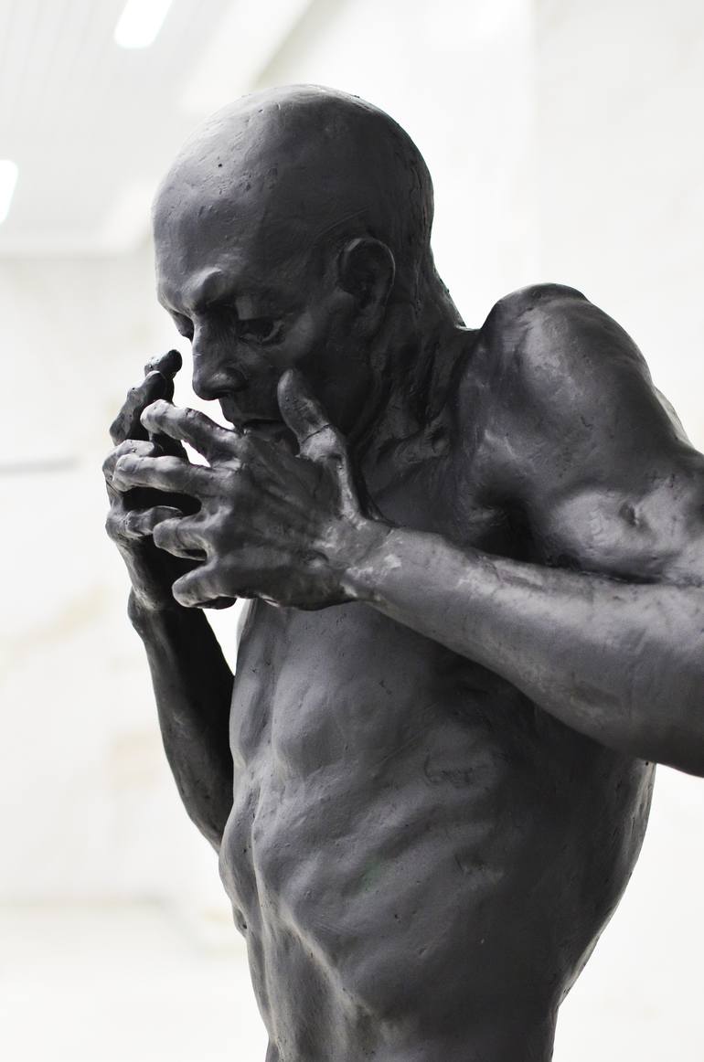 Original Conceptual Men Sculpture by Kyrylo Huzenko