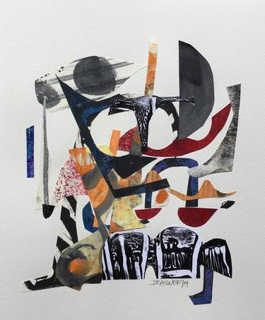 Print of Abstract Collage by Veronica Dragnef