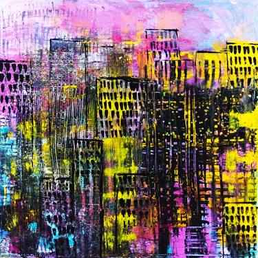Print of Abstract Architecture Paintings by Cathrin Gressieker