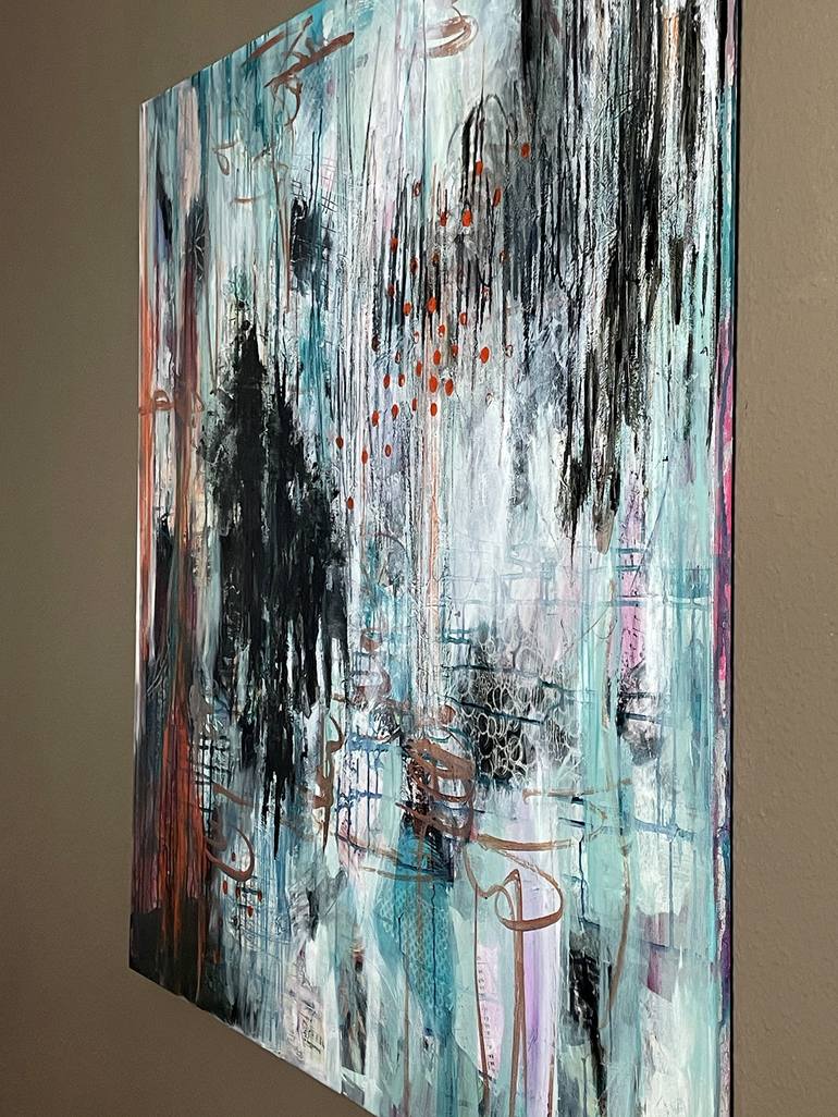 Original Abstract Expressionism Abstract Painting by Cathrin Gressieker