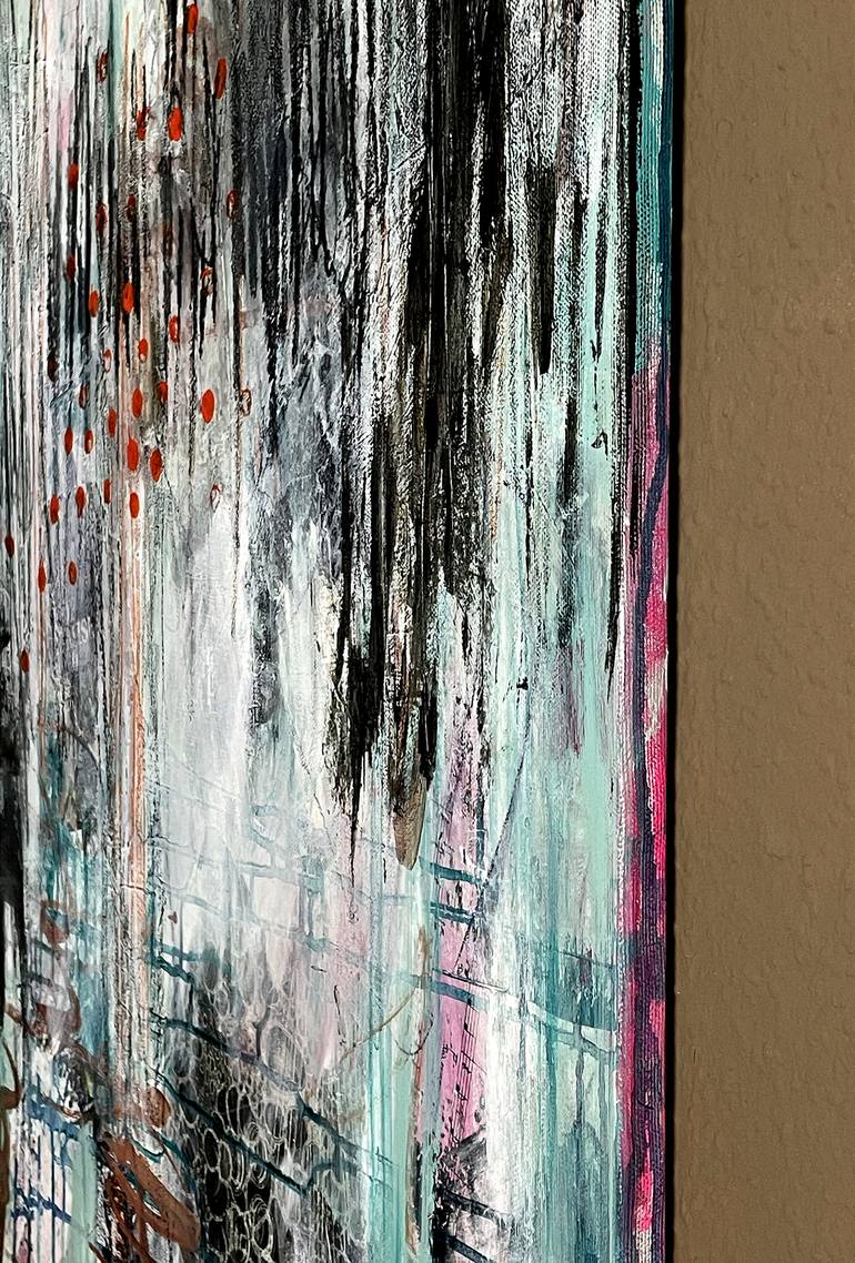 Original Abstract Expressionism Abstract Painting by Cathrin Gressieker