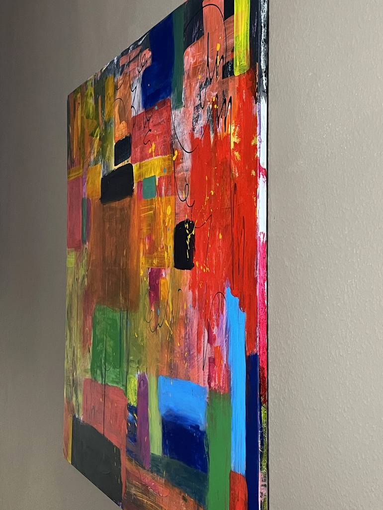 Original Abstract Painting by Cathrin Gressieker