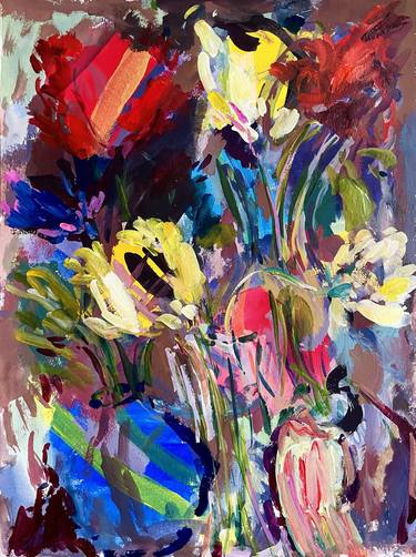 Print of Floral Paintings by Cathrin Gressieker