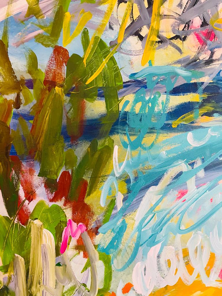 Original Abstract Landscape Painting by Cathrin Gressieker