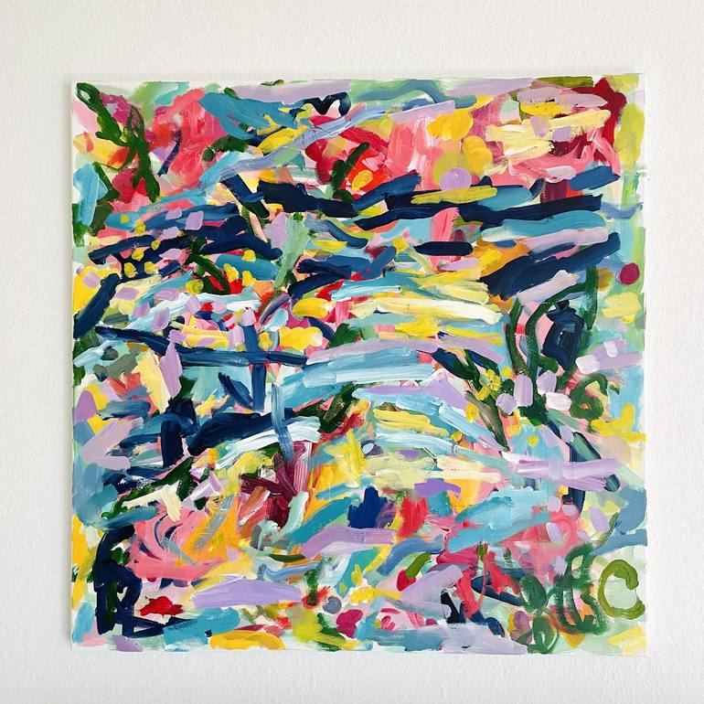 Original Abstract Painting by Cathrin Gressieker