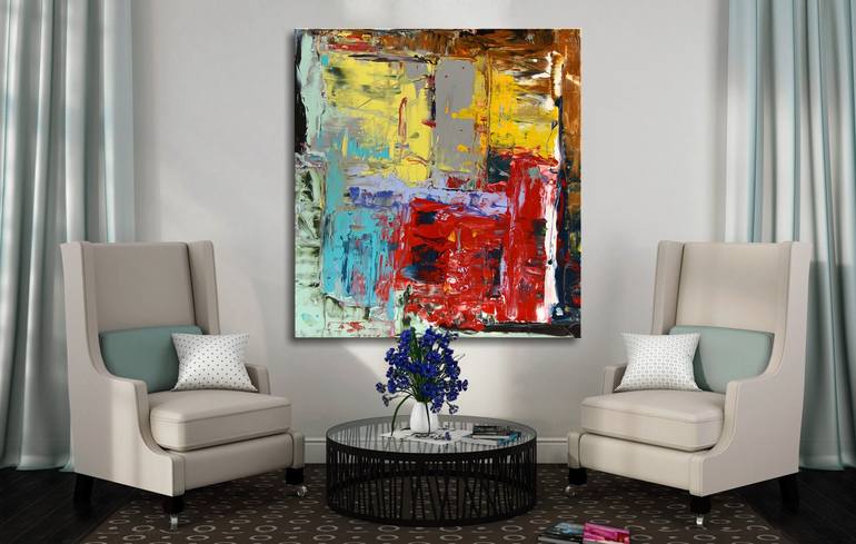 Original Abstract Expressionism Abstract Painting by William Stern