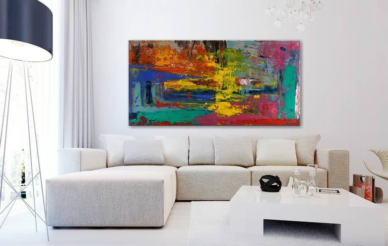 Original Abstract Expressionism Abstract Painting by William Stern