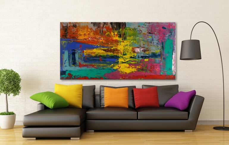 Original Abstract Expressionism Abstract Painting by William Stern